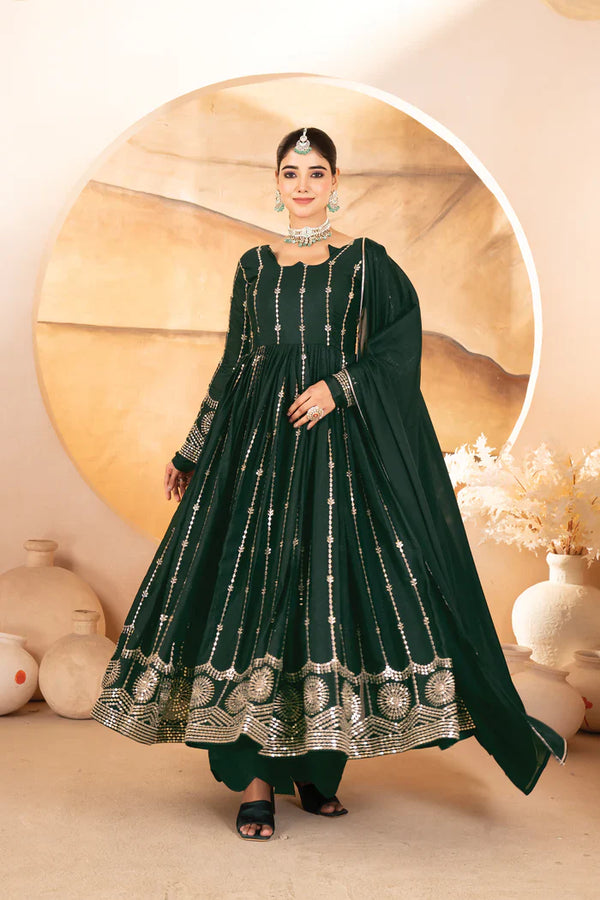 Aauri's New Trendy Anarkali Suit Set